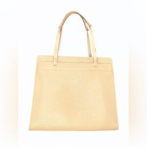 LOUIS VUITTON Epi Croisette PM Tote Bag Vanilla Beige Auth Vintage